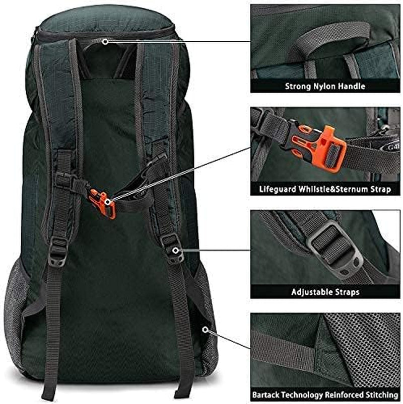 Backpack, Grey, 40L