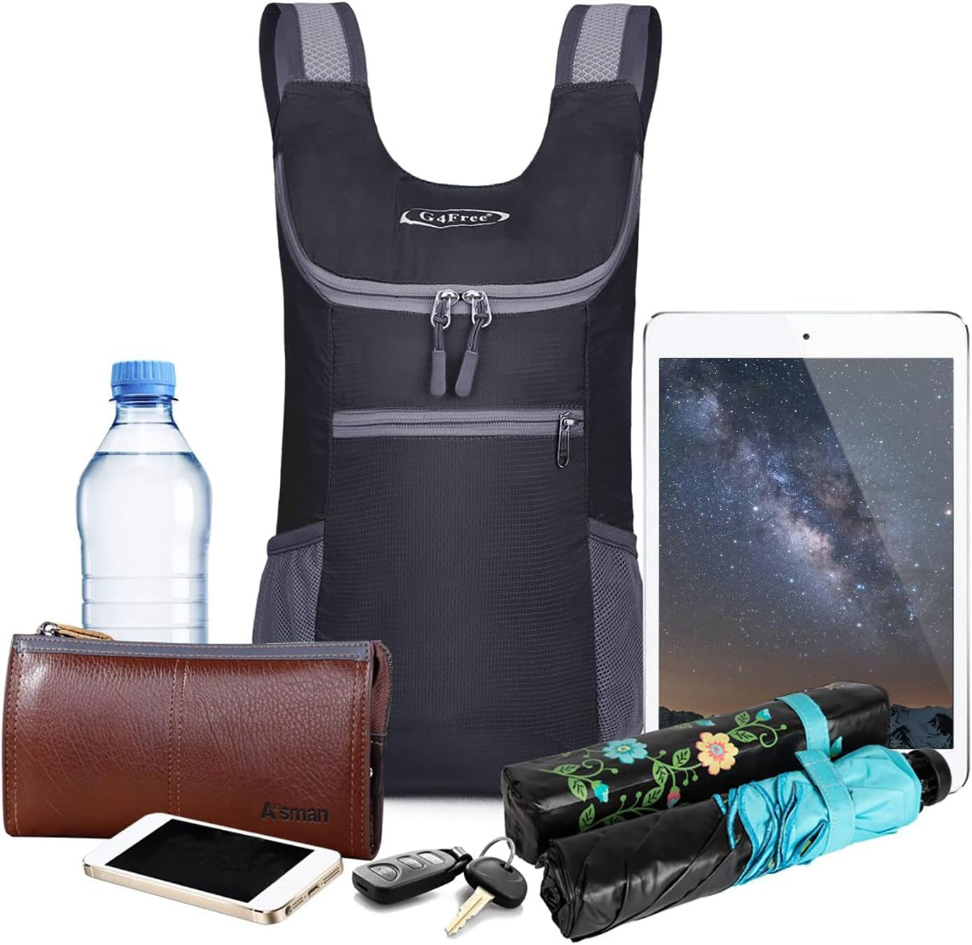 Lightweight Packable Hiking Backpack for Men Women Small Hiking Daypacks Foldable Shoulder Pack Casual Outdoor Bag 11L