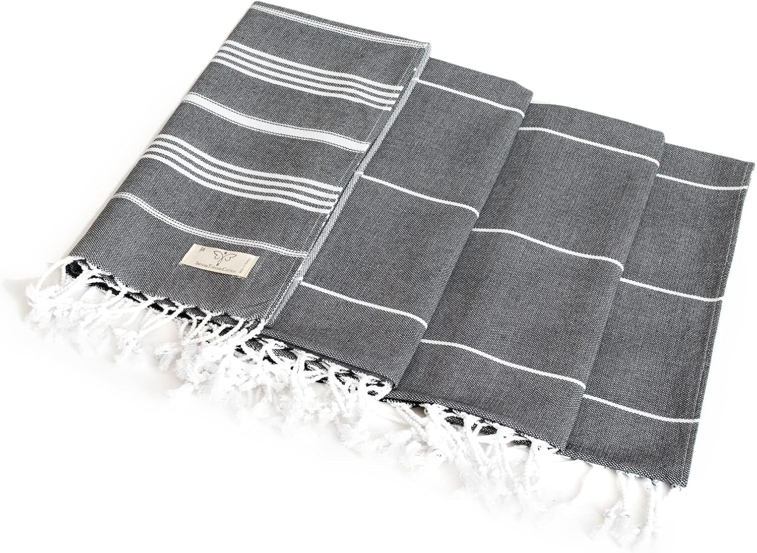 Classical Series Throw Blanket 50X60, Outdoor Blankets, Throws and Blankets for Couch, Sofa, Bed, Chair, Beach Picnic, Travel Boho Turkish Blanket, Black