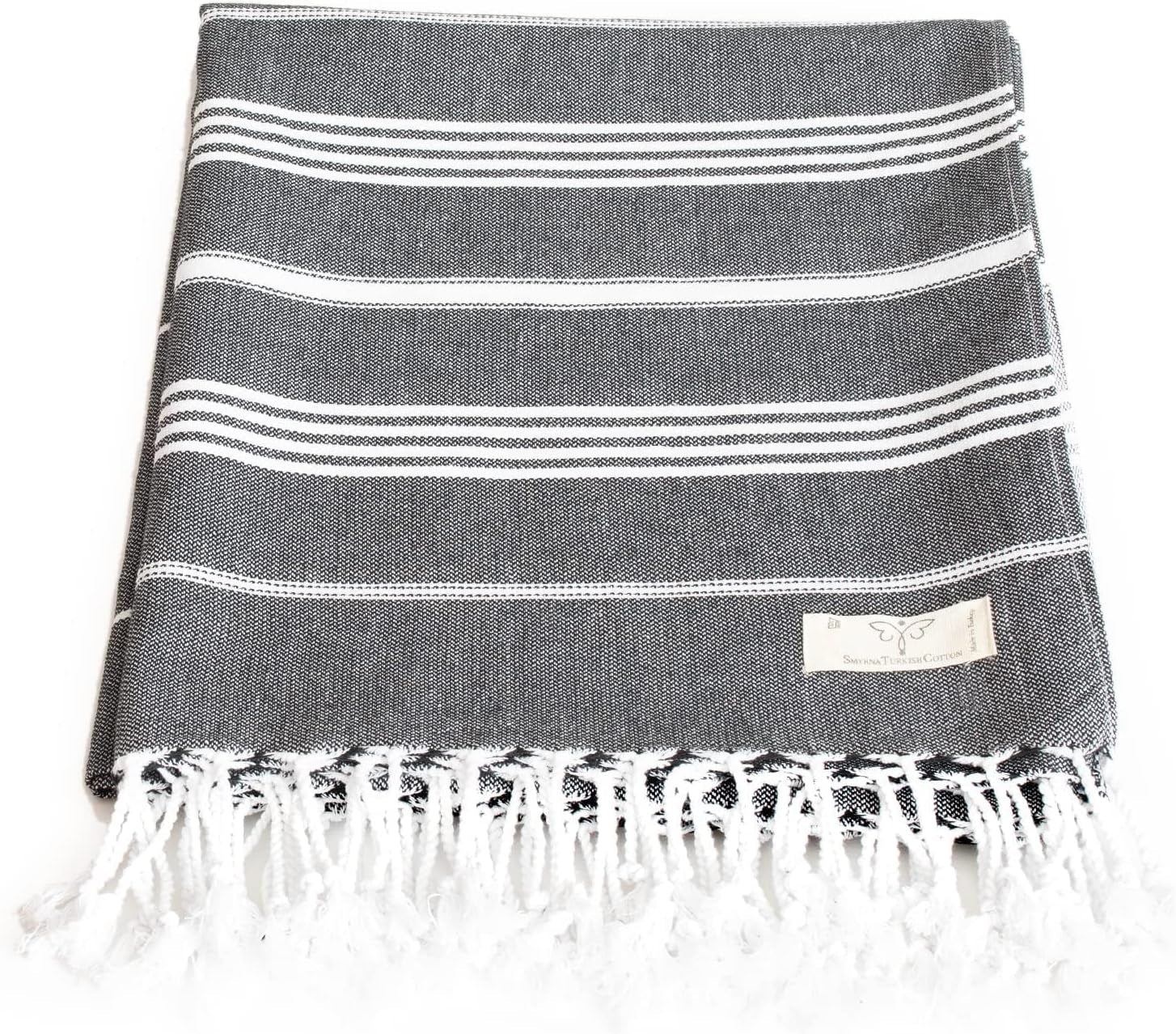 Classical Series Throw Blanket 50X60, Outdoor Blankets, Throws and Blankets for Couch, Sofa, Bed, Chair, Beach Picnic, Travel Boho Turkish Blanket, Black