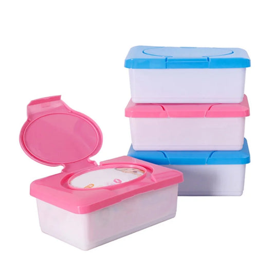 Sunjoy Tech Reusable Wet Wipe Box Travel Wet Wipe Case Wipes Dispenser Baby Eco Friendly Napkin Storage Box Holder Container