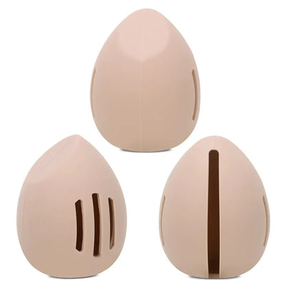 1Pcs Makeup Sponge Holder Eco-Friendly Silicone Multi-Hole Storage Case Travel Protable Cosmetic Puff Holder Box