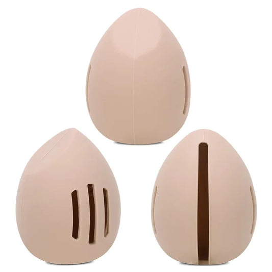 1Pcs Makeup Sponge Holder Eco-Friendly Silicone Multi-Hole Storage Case Travel Protable Cosmetic Puff Holder Box
