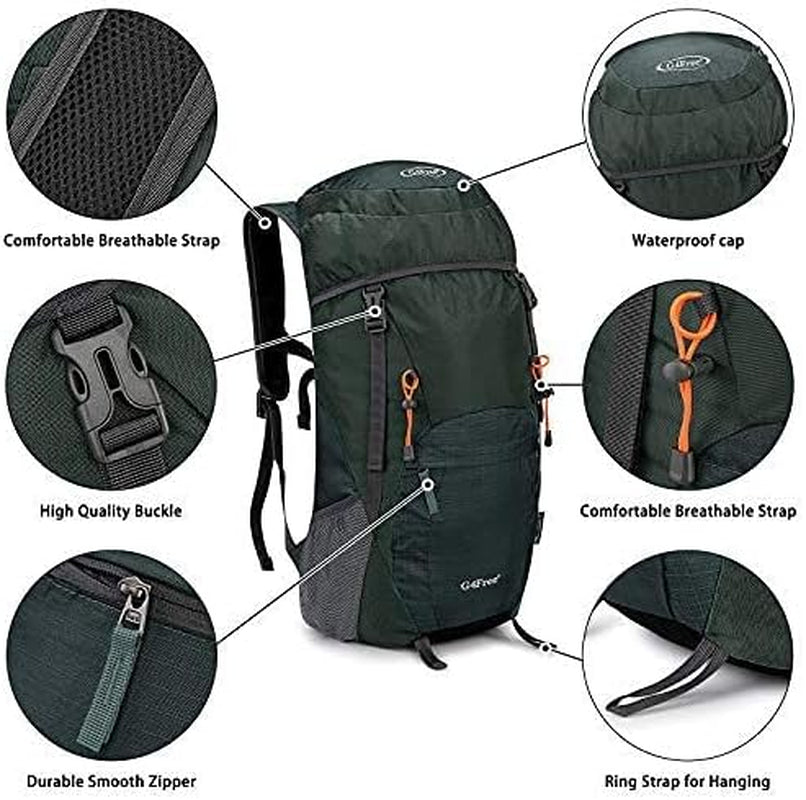 Backpack, Grey, 40L