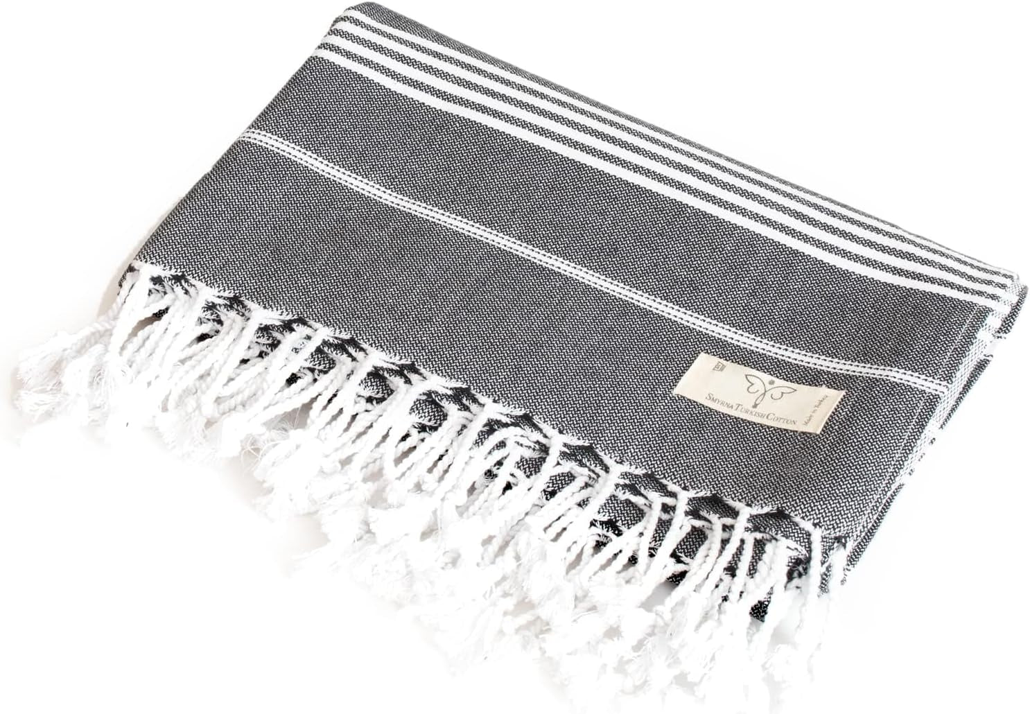 Classical Series Throw Blanket 50X60, Outdoor Blankets, Throws and Blankets for Couch, Sofa, Bed, Chair, Beach Picnic, Travel Boho Turkish Blanket, Black